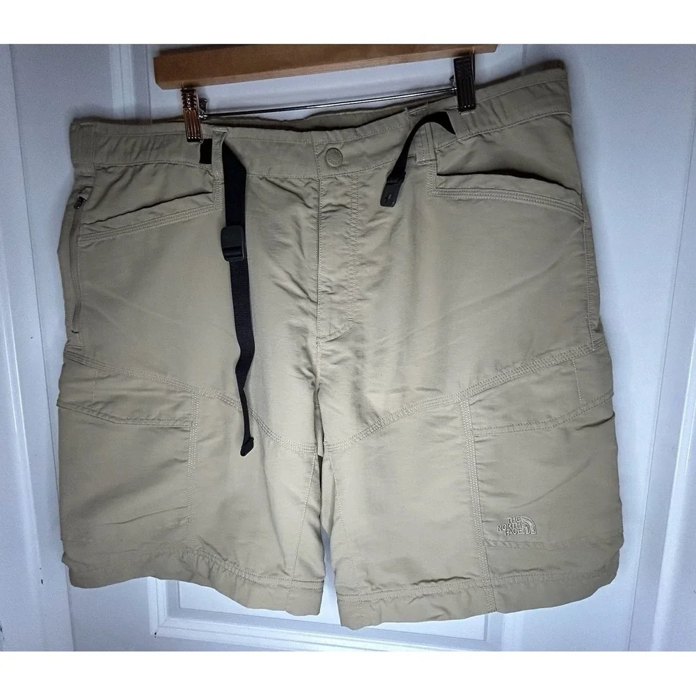 Vintage 90's Y2k The North Face Tan Breathable‎ Hiking Outdoor Shorts Mens XXL